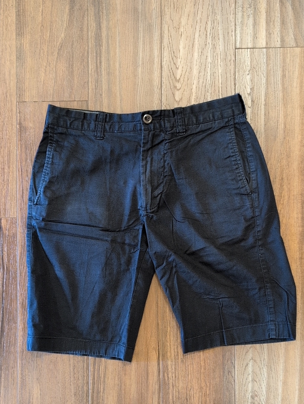 J Crew Stretch Black Casual Shorts 10.5 in Inseam